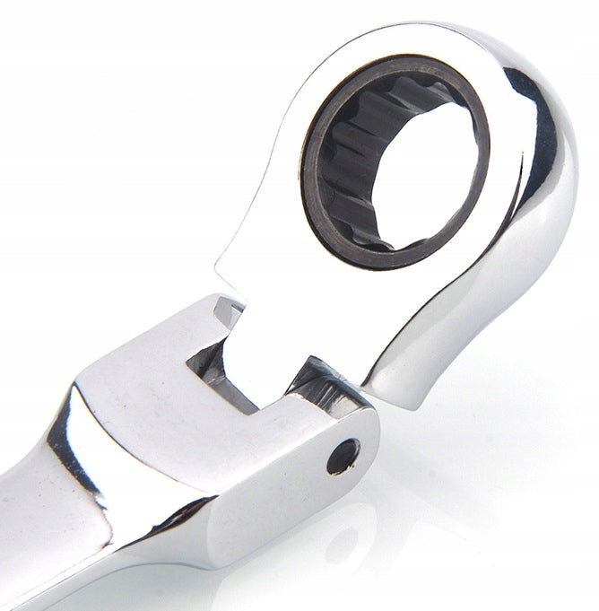 Raktų rinkinys su šarnyrine galva, 8–22 mm, 8 vnt., CRV plienas