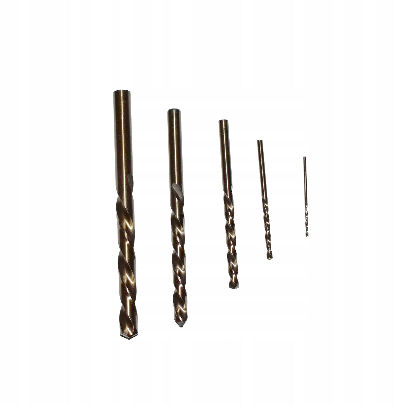 Kobalto grąžtų rinkinys kairiarankiams metalui, 1,5–9 mm HSSCo