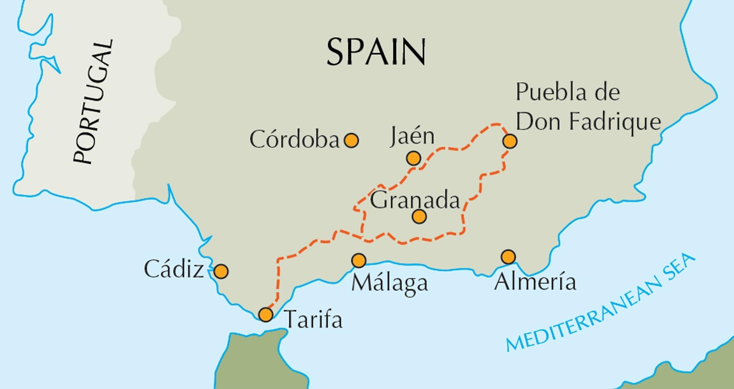 Trekking auf dem GR7 in Andalusien: Von Tarifa nach Puebla de Don Fadrique, 3. überarbeitete Auflage 