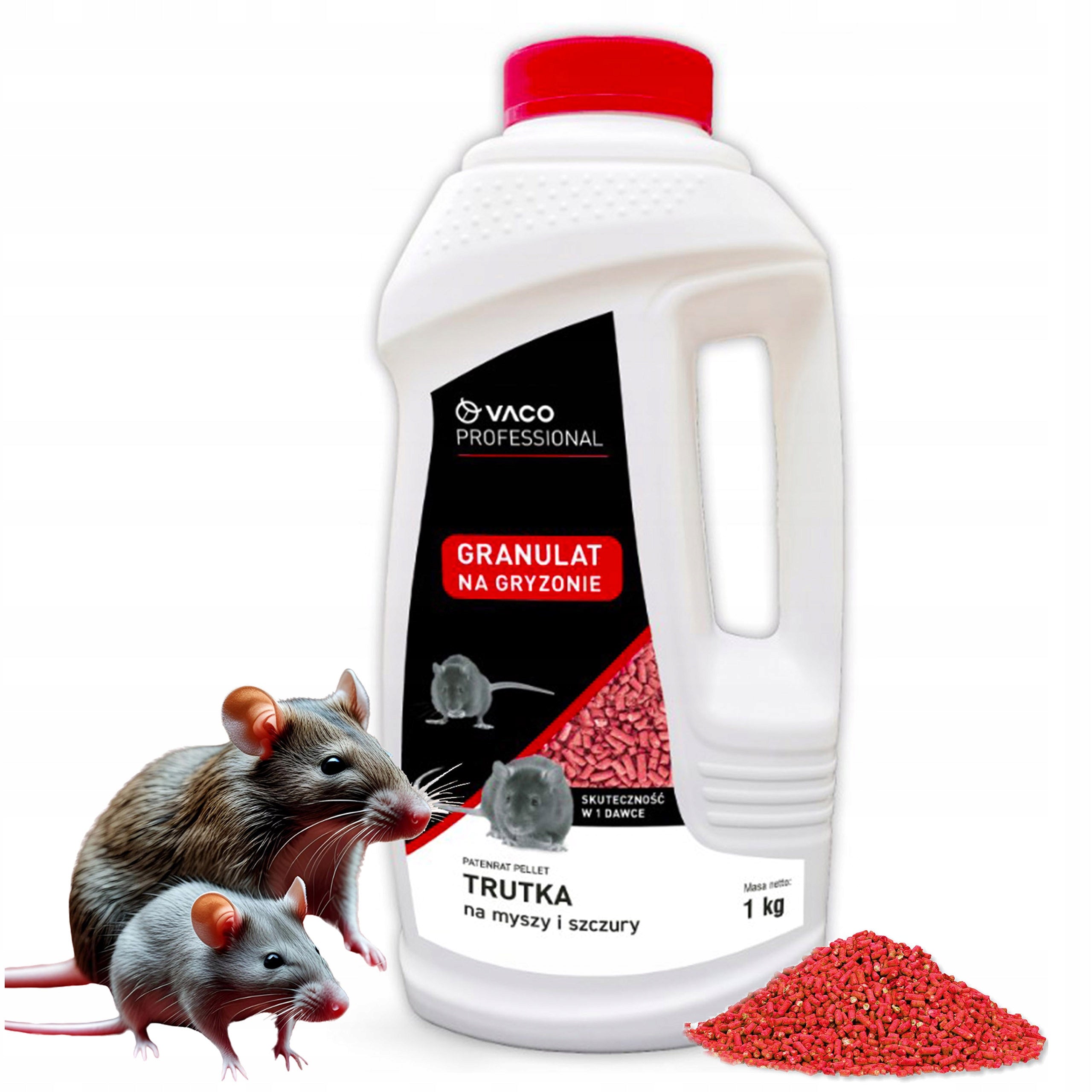1kg Very Strong Mouse Rat Poison Granules Bromadiolone Bitrex VACO Packaging status original