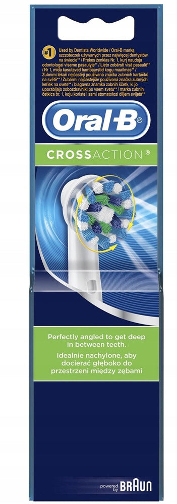 1pc BRAUN ORAL-B CROSS ACTION EB-50 TIP