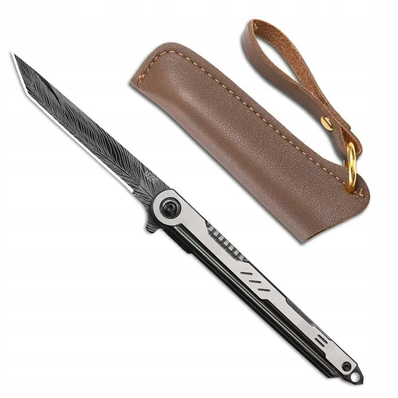 1pc RESCUE SURVIVAL MILITARY POCKET KNIFE TACTICAL AUTOMATIC SURVIVAL