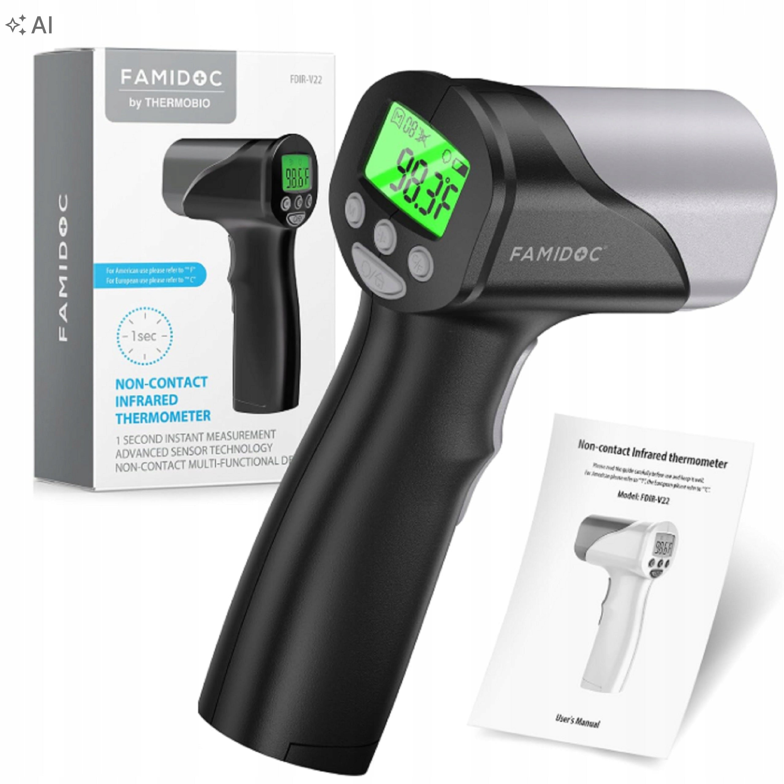 1s Touchless Digital Medical Thermometer for Children and Adults CE
