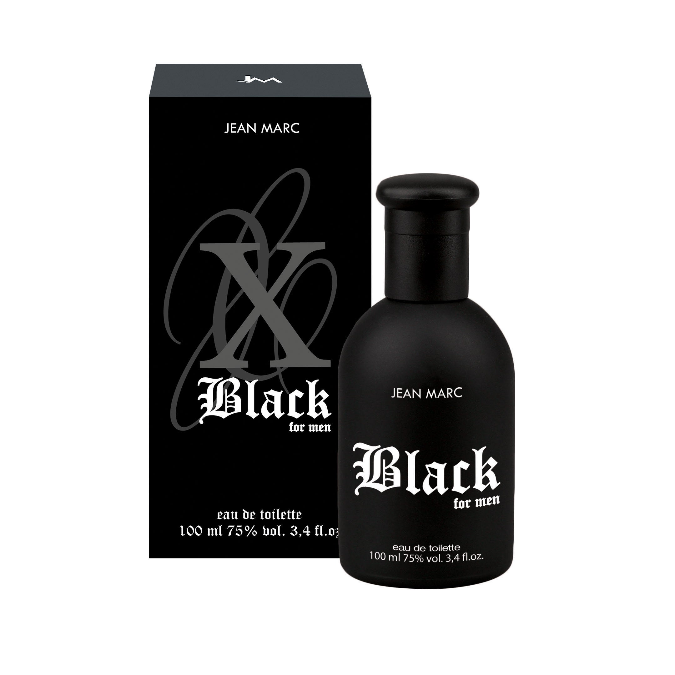 1x 100ml Jean Marc Eau de toilette X-Black for Men