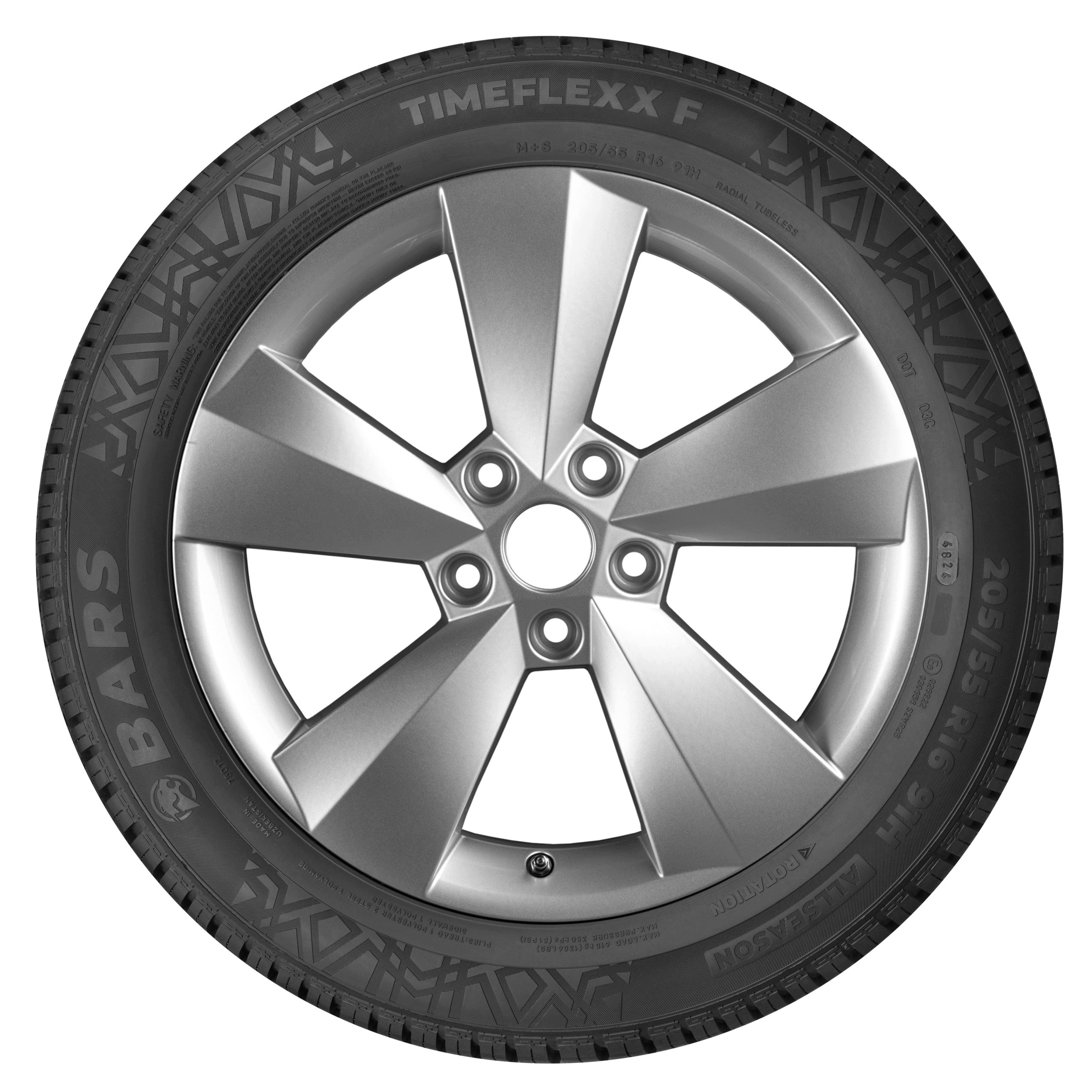 1x Allseason tyre BARS TIMEFLEXX F 225/45R17 94W XL M+S DOT 2026 NEW Number of tires offered 1 pc.