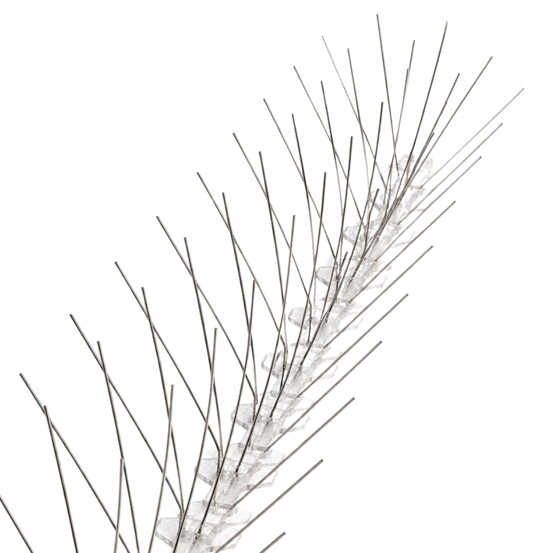 1x BIRD SPIKES PIGEONS STAINLESS SPIKES AGAINST BIRDS ROOF BALCONY 50cm Use Against martens birds