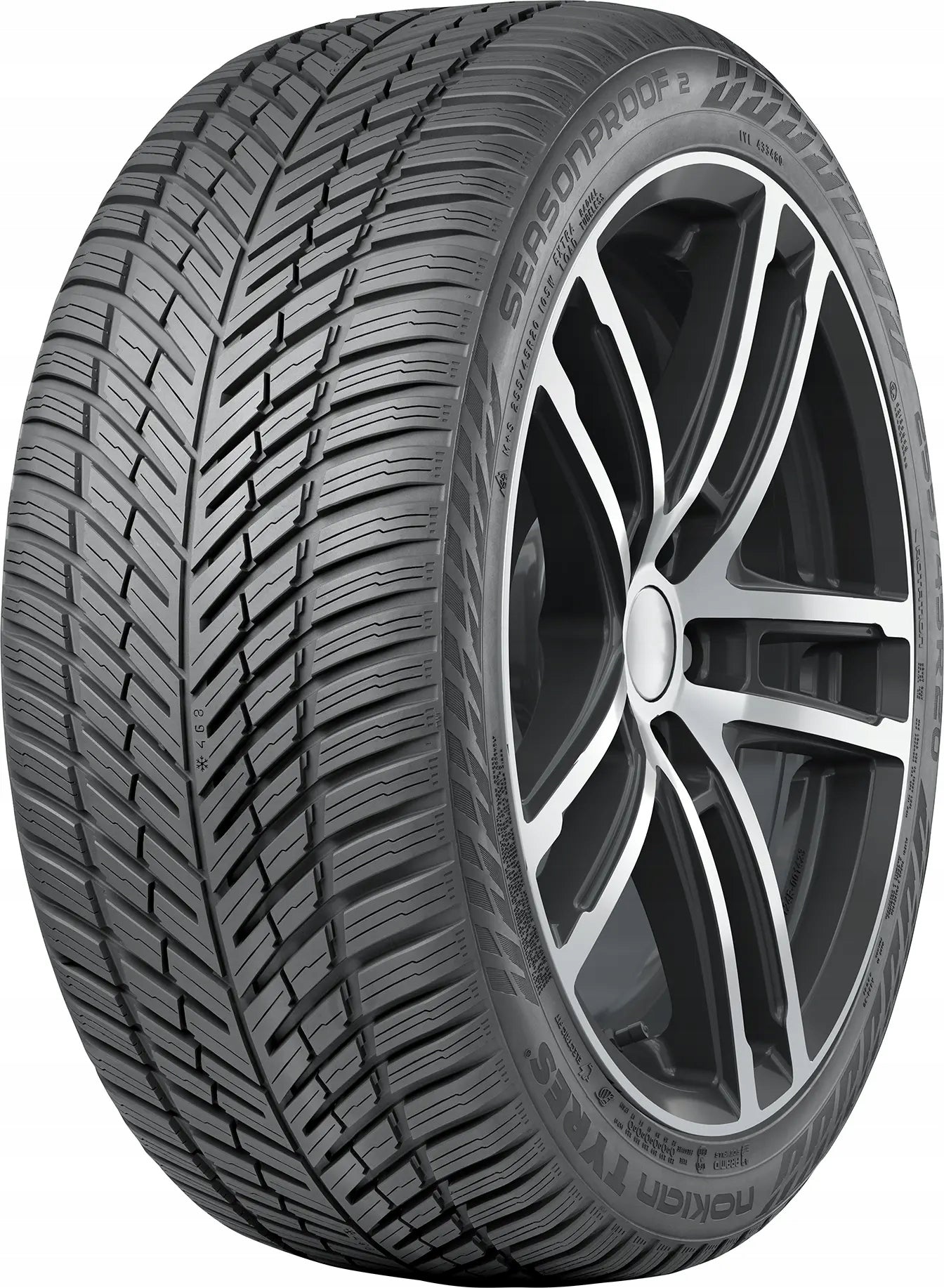 1x Nokian SEASONPROOF 2 all-season tyre 215/65R16