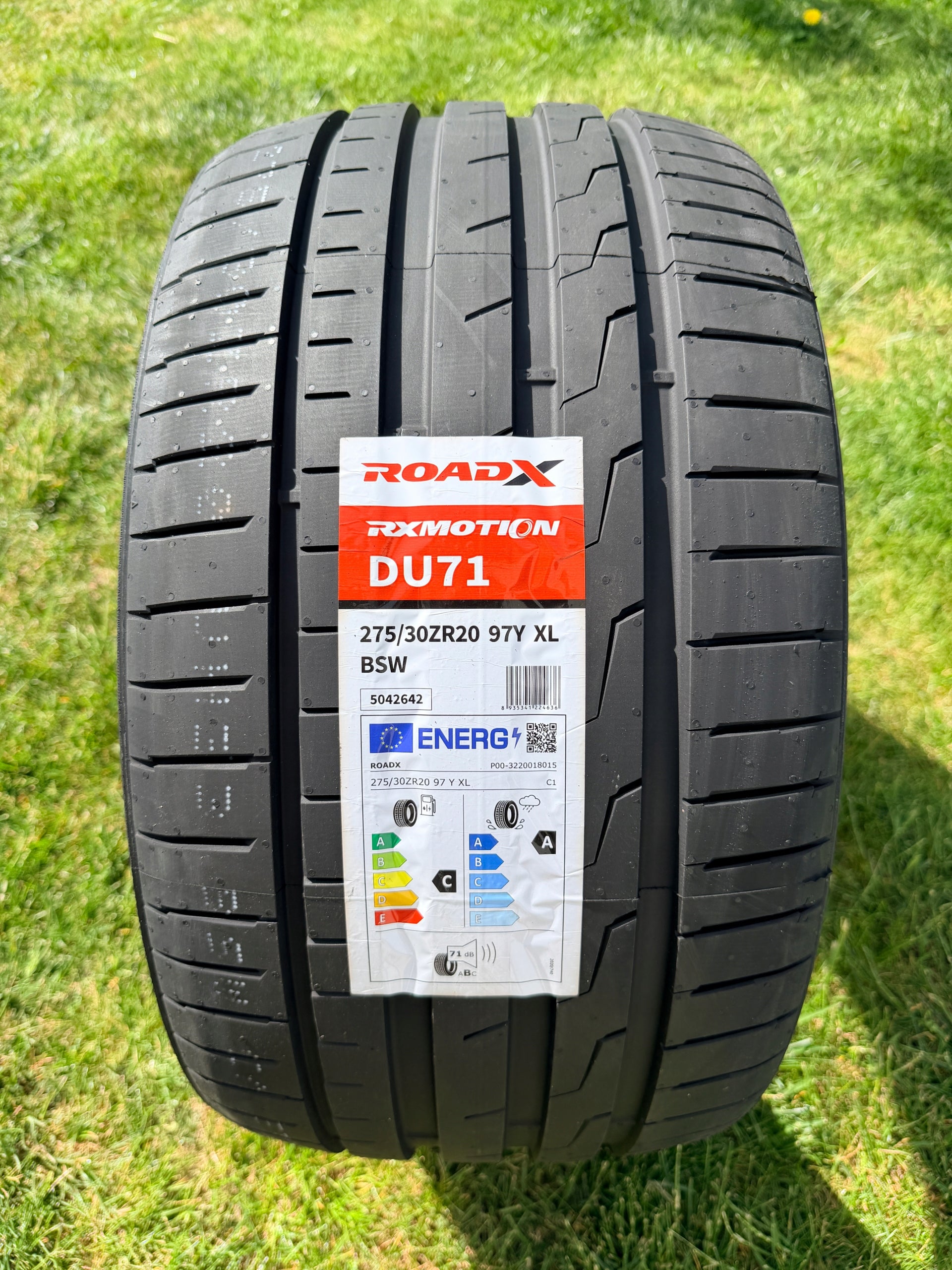 1x RoadX RX Motion DU71 275/30/20 275/30R20 275/30 R20 Rant Summer Season summer
