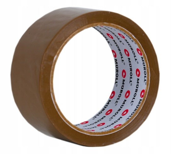 1x STRONG PACKING TAPE MUROLL BROWN SOLVENT-NATURAL RUBBER