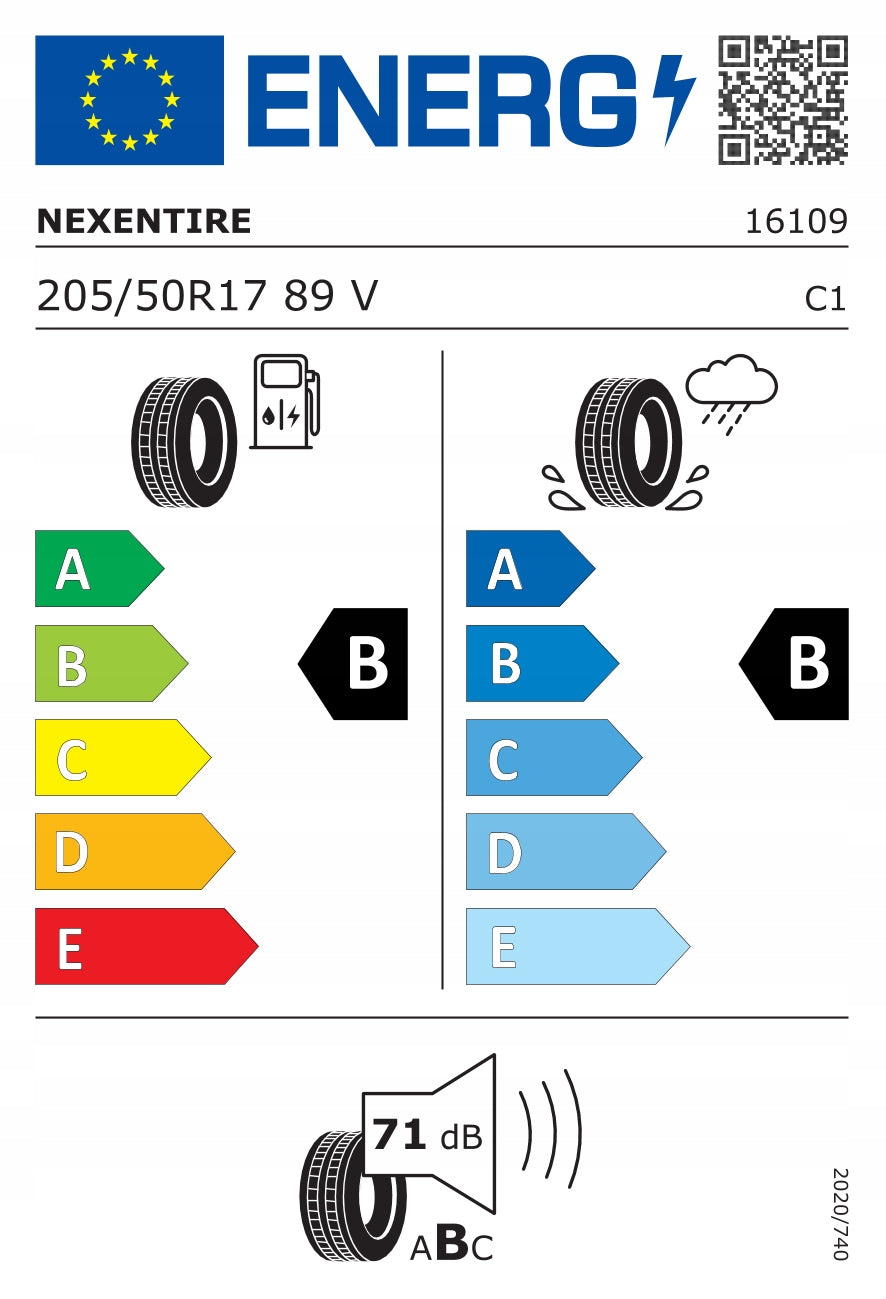 1x SUMMER TYRE Nexen N'FERA SU1 205/50R17 89V 2025-2026 NEW Number of tires offered 1 pc.