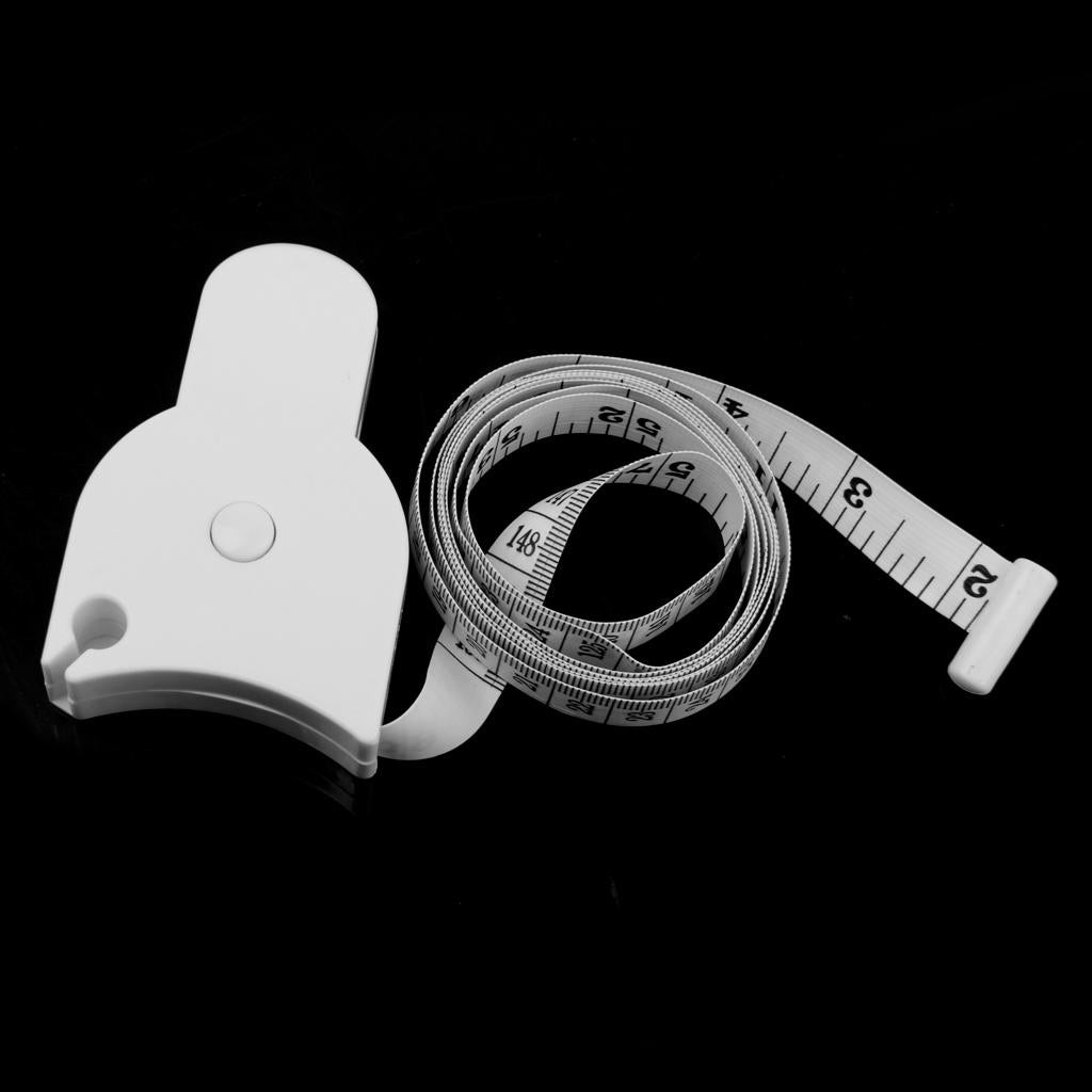 1x Tape Measure Measure Body Waist Health Diet Fitness Push