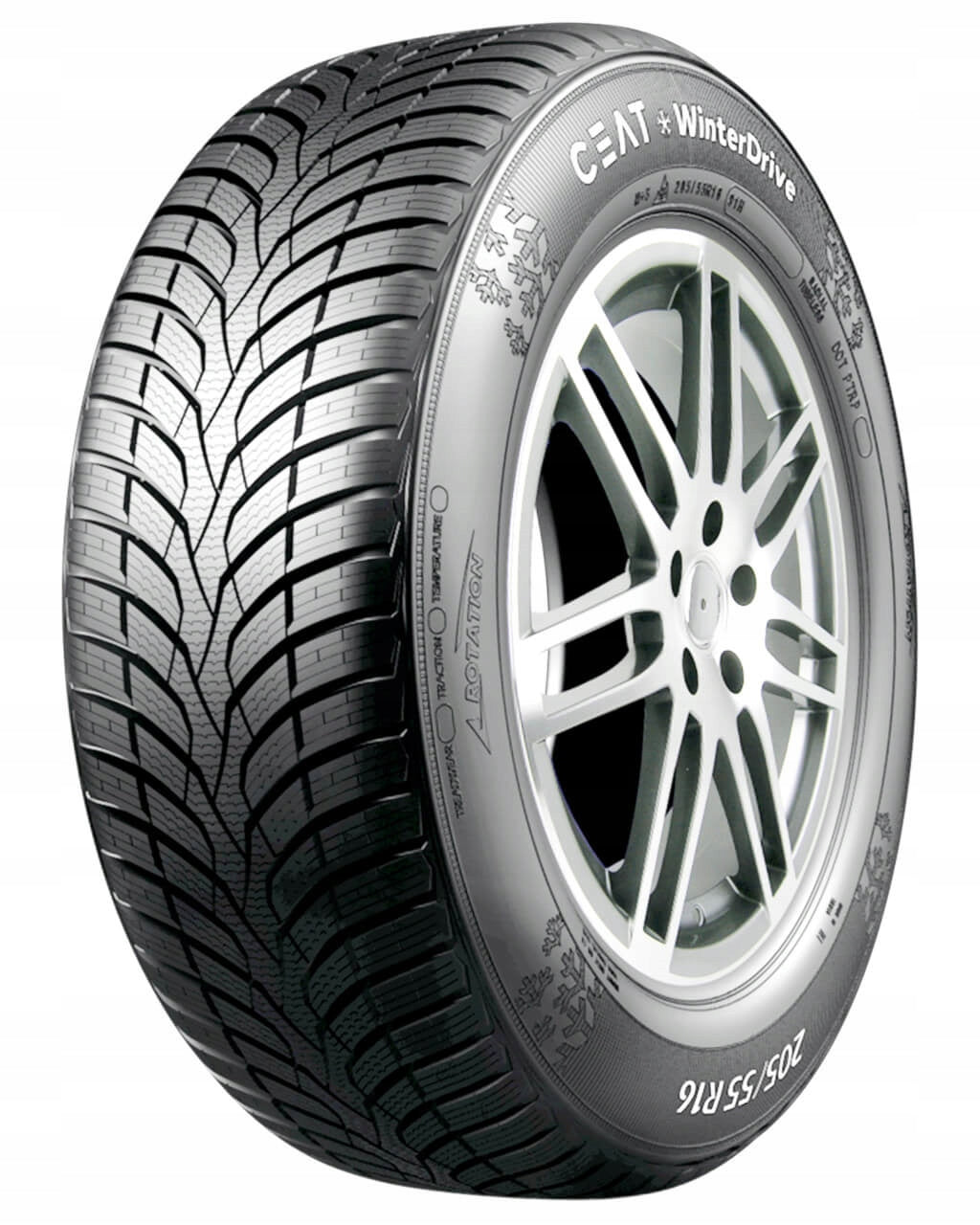 1x Winter tyre 195/50R15 Ceat WINTERDRIVE 82H New 2024