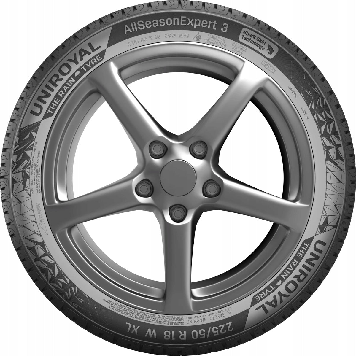 1x all-season tyre 195/65R15 Uniroyal Season all-season