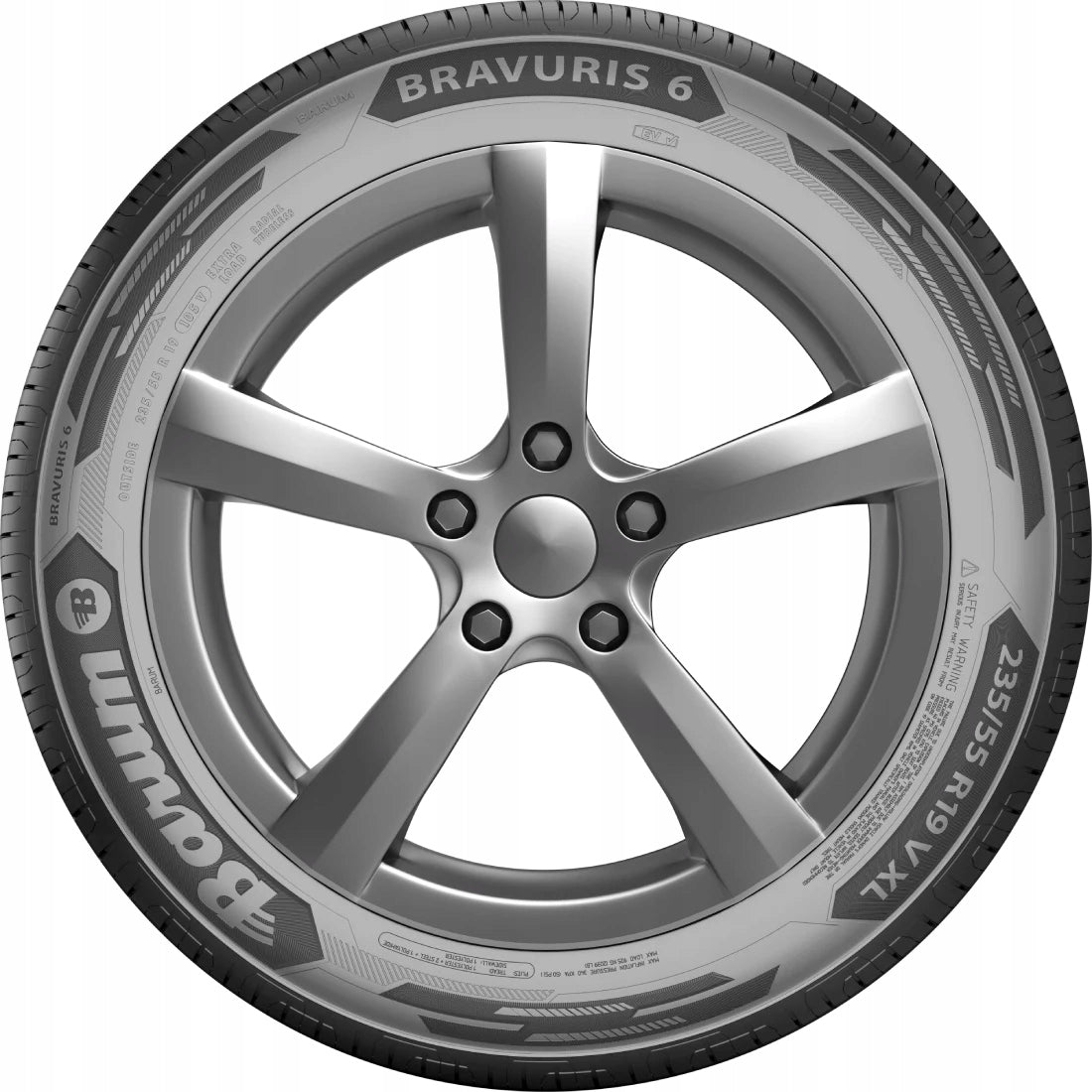 1x summer tyre 235/45R17 Barum BRAVURIS 6 Number of tires offered 1 pc.