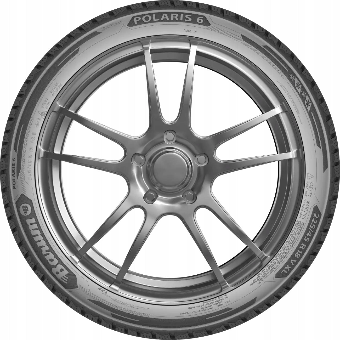 1x winter tyre 175/65R14 Barum POLARIS 6 Number of tires offered 1 pc.