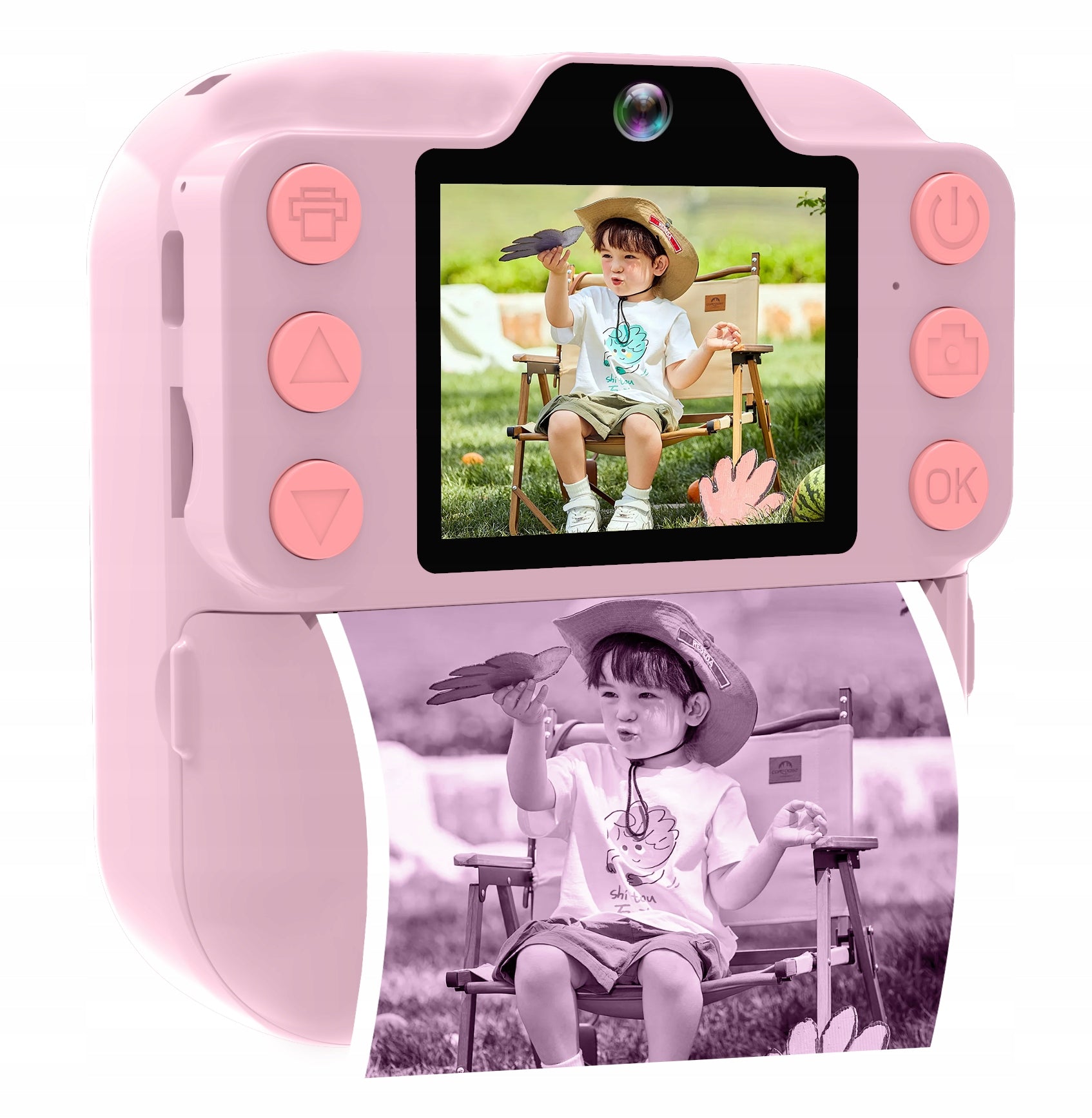2.0" Kids Camera K12Pro with Instant Printer, Bluetooth,1080P, 48MP Brand no brand