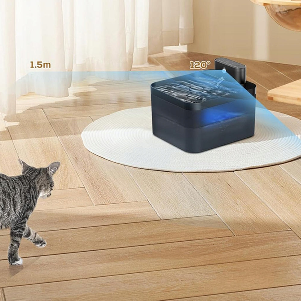 2.2L WIRELESS CAT FOUNTAIN WITH TIMER AND SENSOR MODE Packaging status original