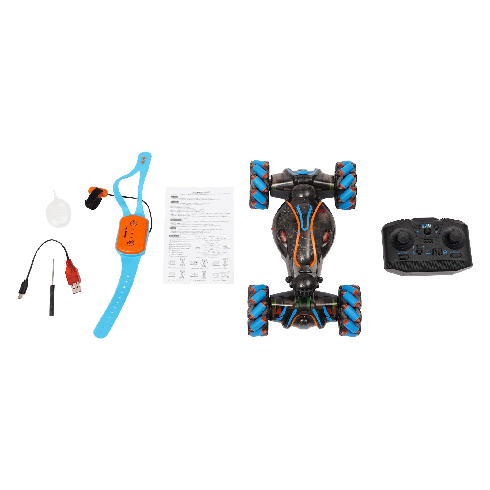 2.4G CAR REMOTE CONTROLLED RC AUTO TWIST CAR STUNT 4X4 Brand no brand