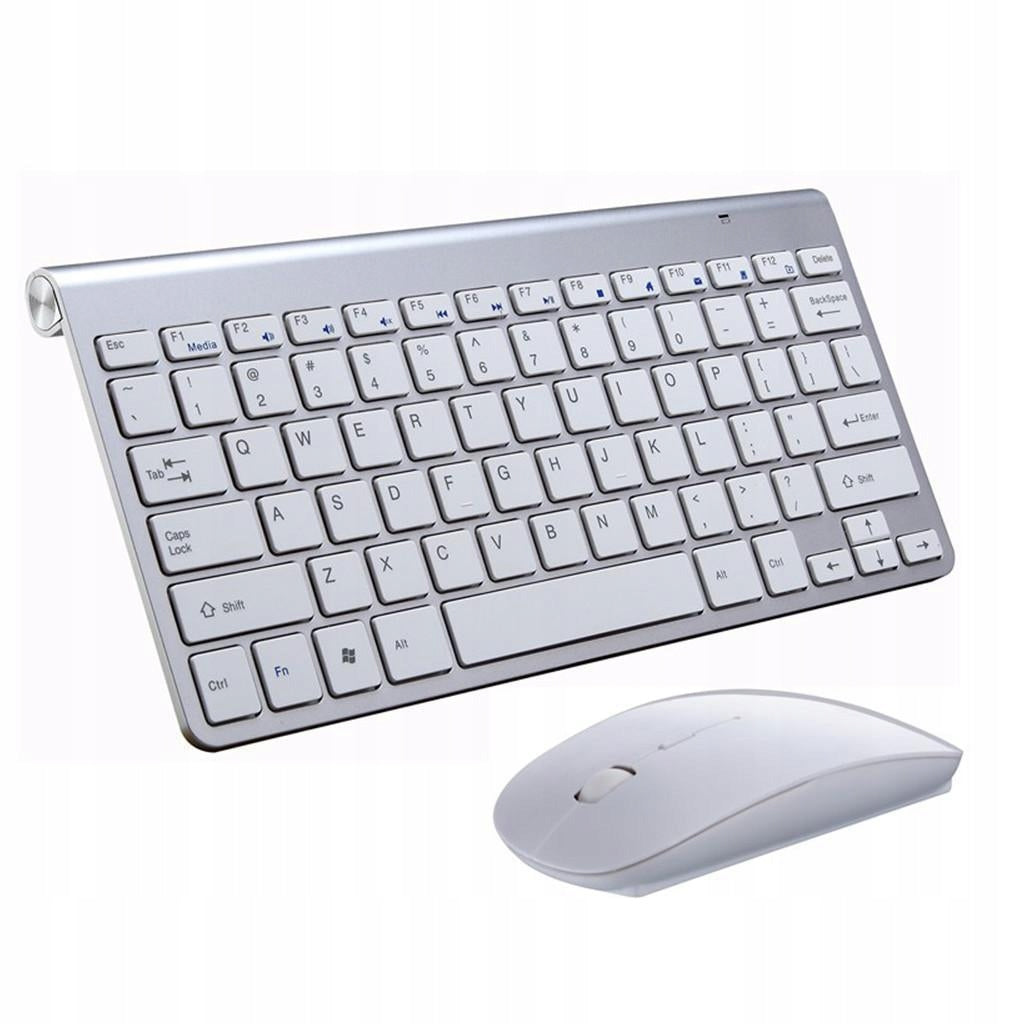 2.4G Keyboard Combo compatible with PC Laptop Laptop Silver