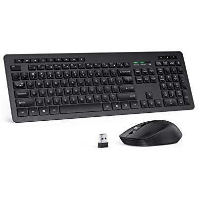 2.4G WIRRLES KAYBORD & MOUSE COMBO Membrane Keyboard