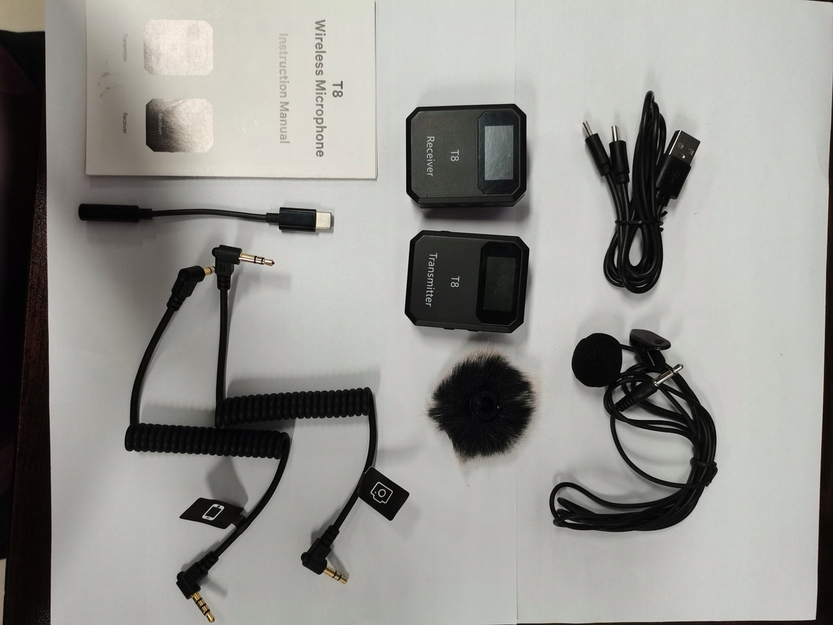 2,4G Wireless Microphone System Lavalier Microphone OK