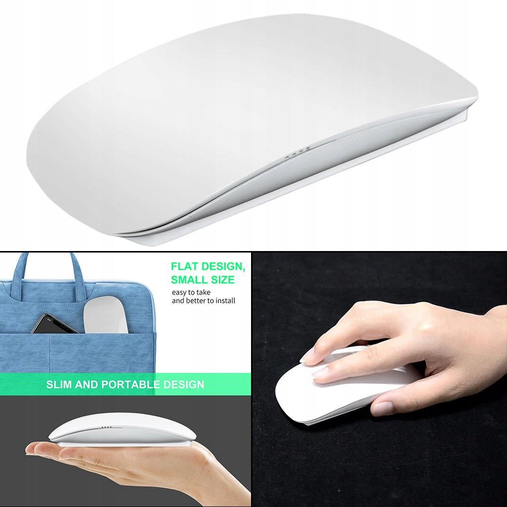 2.4G Wireless Mouse, Multi Touch Mices, Portable Office Mouse, White
