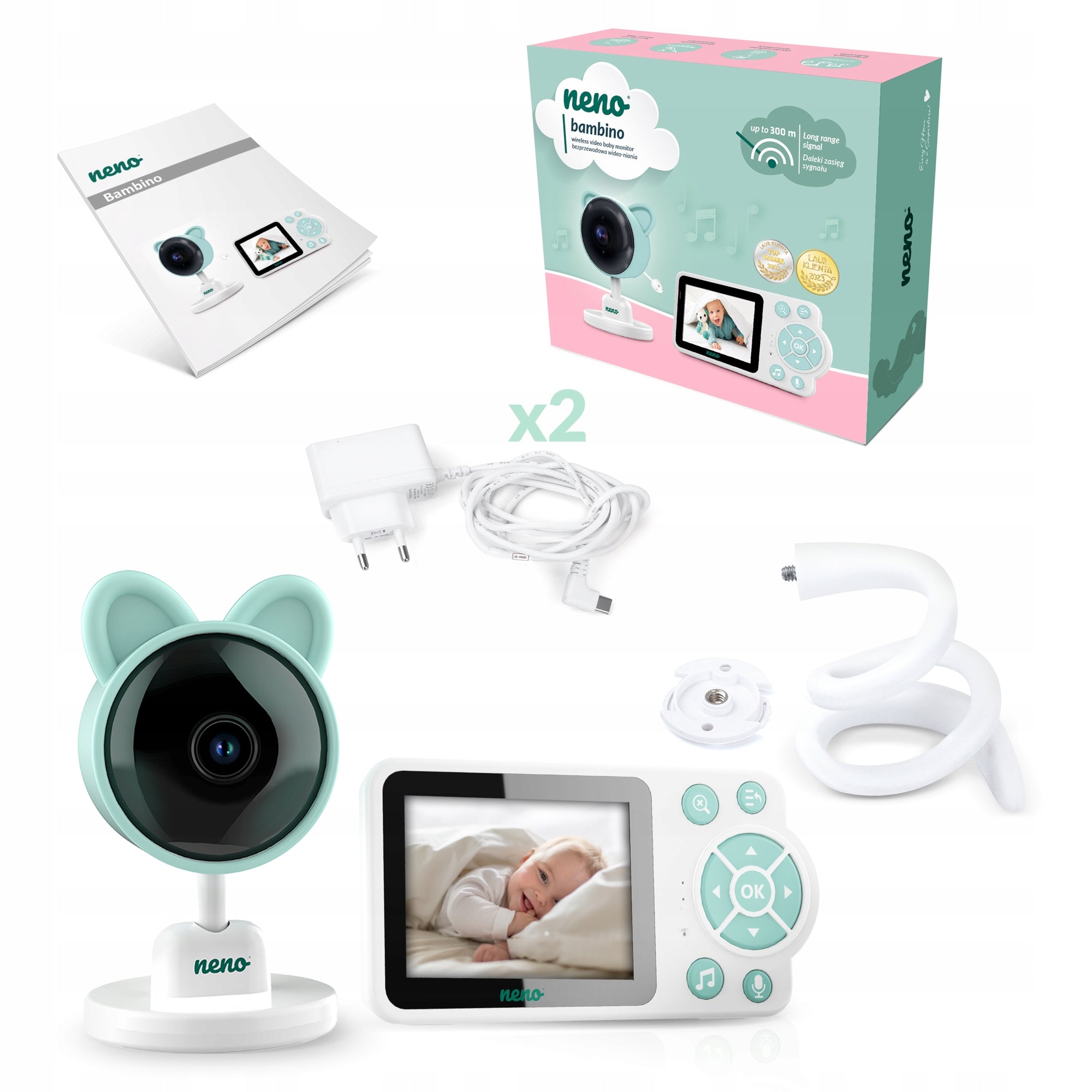 2,4GHZ BABY MONITOR WITH BAMBINO CAMERA Packaging status original