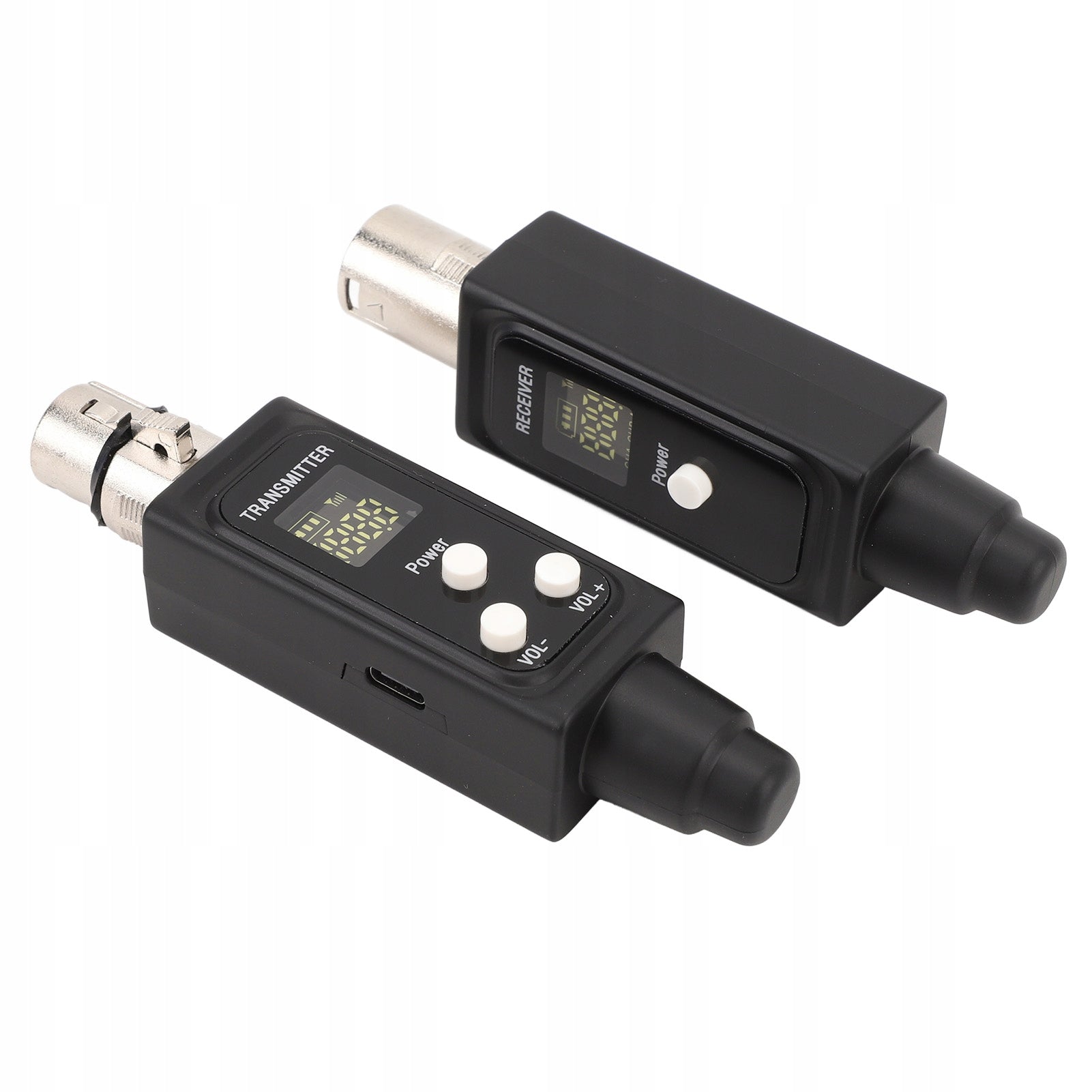 2,4GHz UHF Wireless XLR Transmitter Receiver Charged Volume O3