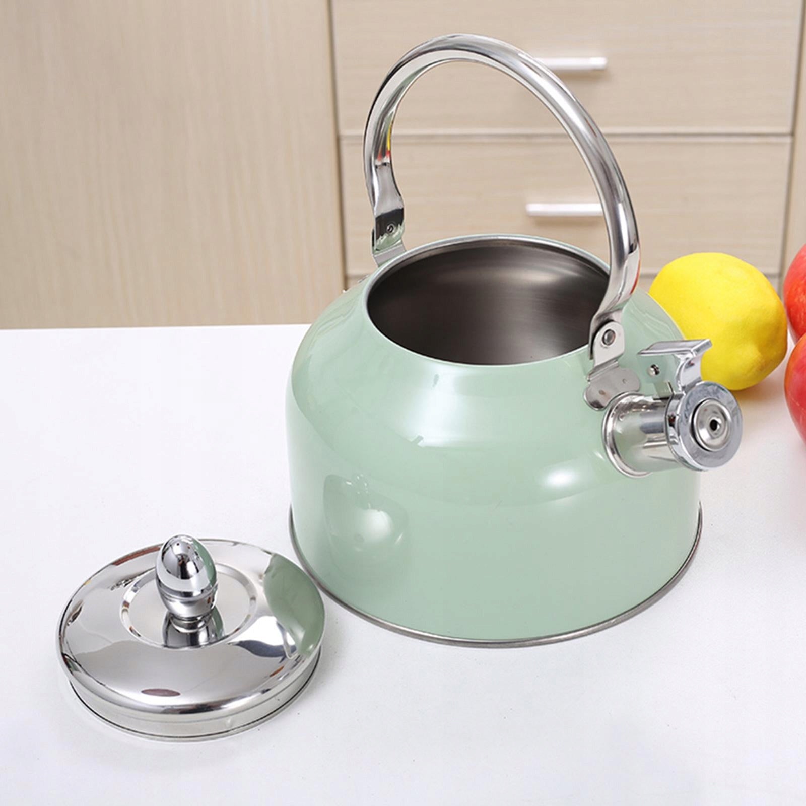 2.5L Stainless Steel Tea Pot Whistle Sound Water Kettle for Electric Kind steam juicer