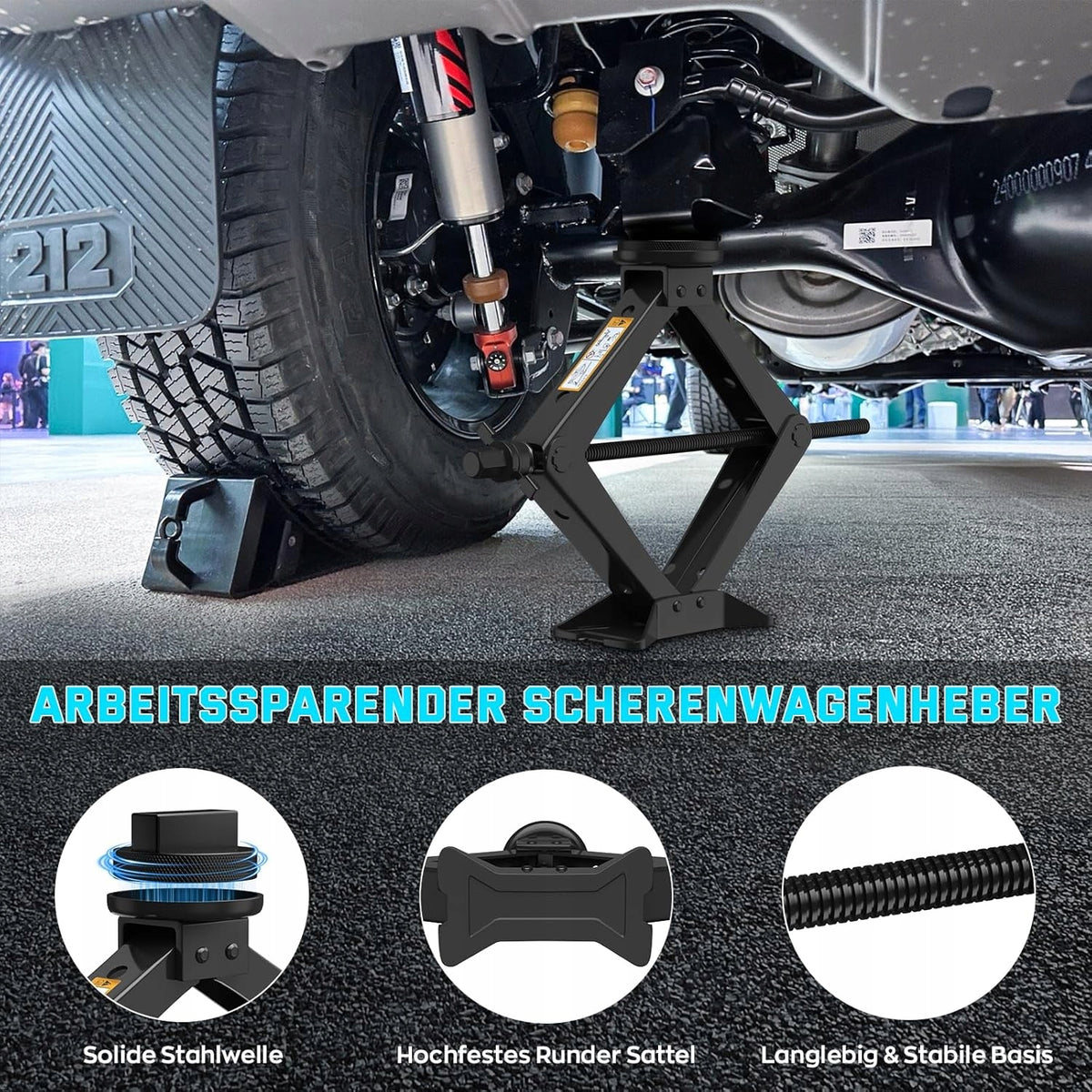 2,5T CAR LIFT FOR MERCEDES WITH KEYS AND RUBBER PADS Manufacturer code 5901347244711