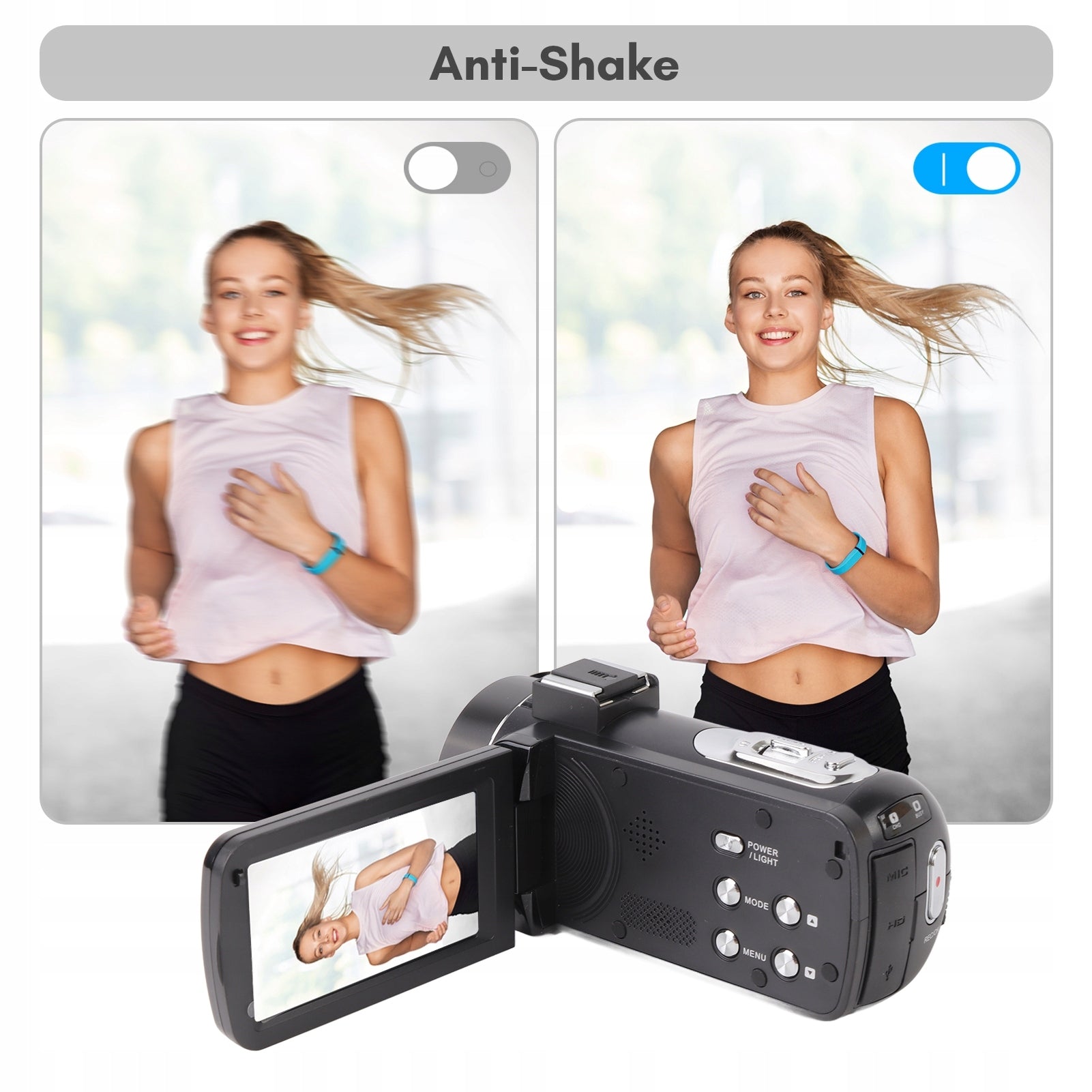 2,7K Digital Video Camera DV Recorder 48MP 16x Digital Zoom 1W Model 3368MHCD
