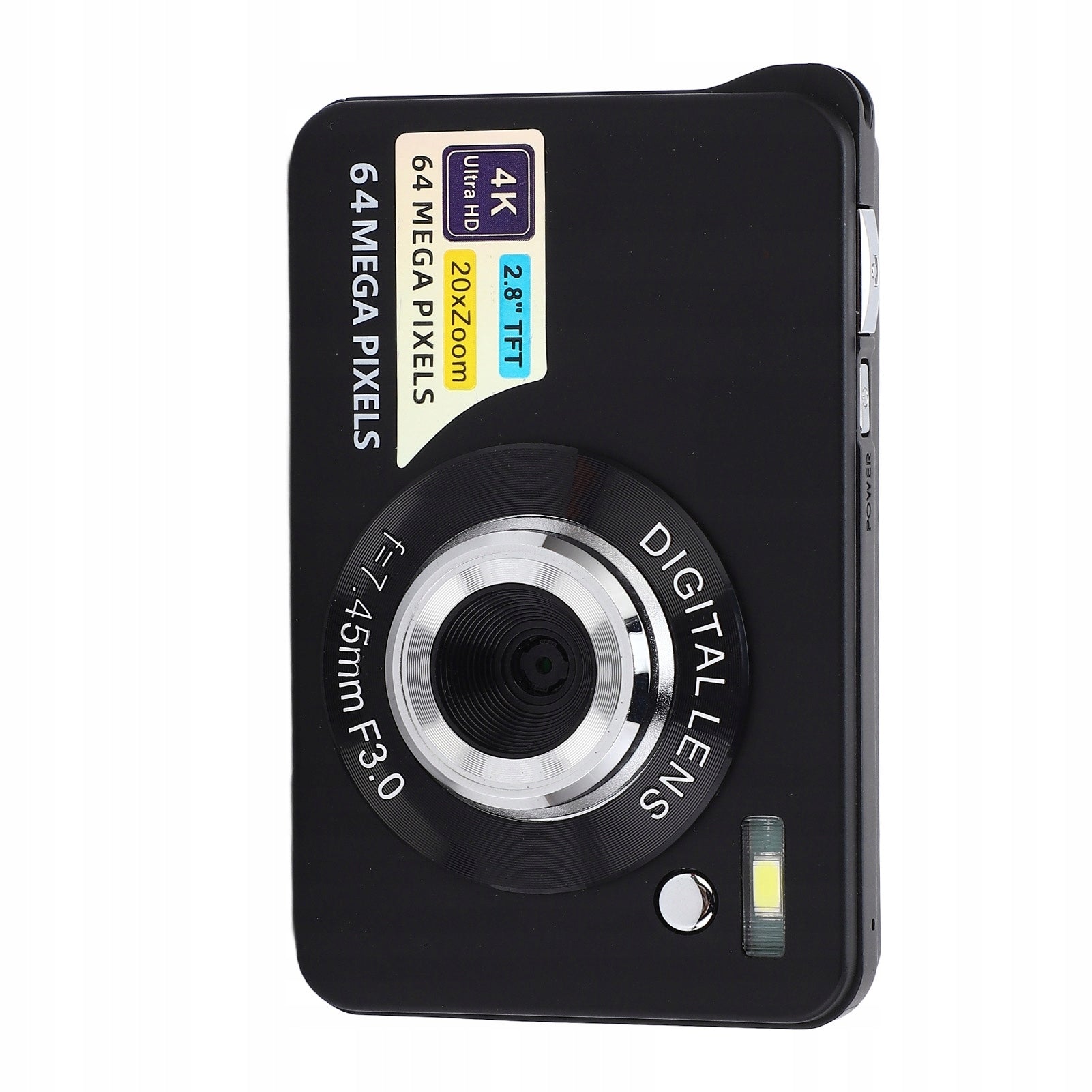 2,8 inch 4K 64MP HD Digital Camera 20x Zoom Autofocus Portable 7E Model 8877DDSV