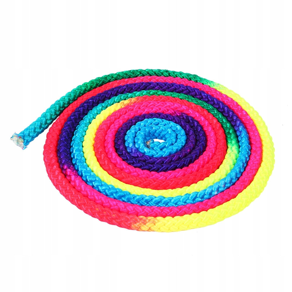 2,8M MULTICOLOR SOLID GYMNASTIC ROPE RAINBOW GYMNASTIC ROPE Brand no brand