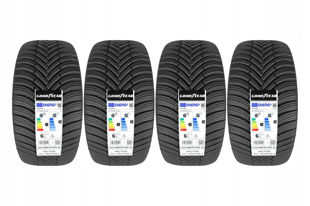 2 All-season tyres 225/40R18 Goodyear Vector ALL SEASON 4 2026 Year of manufacture 2026