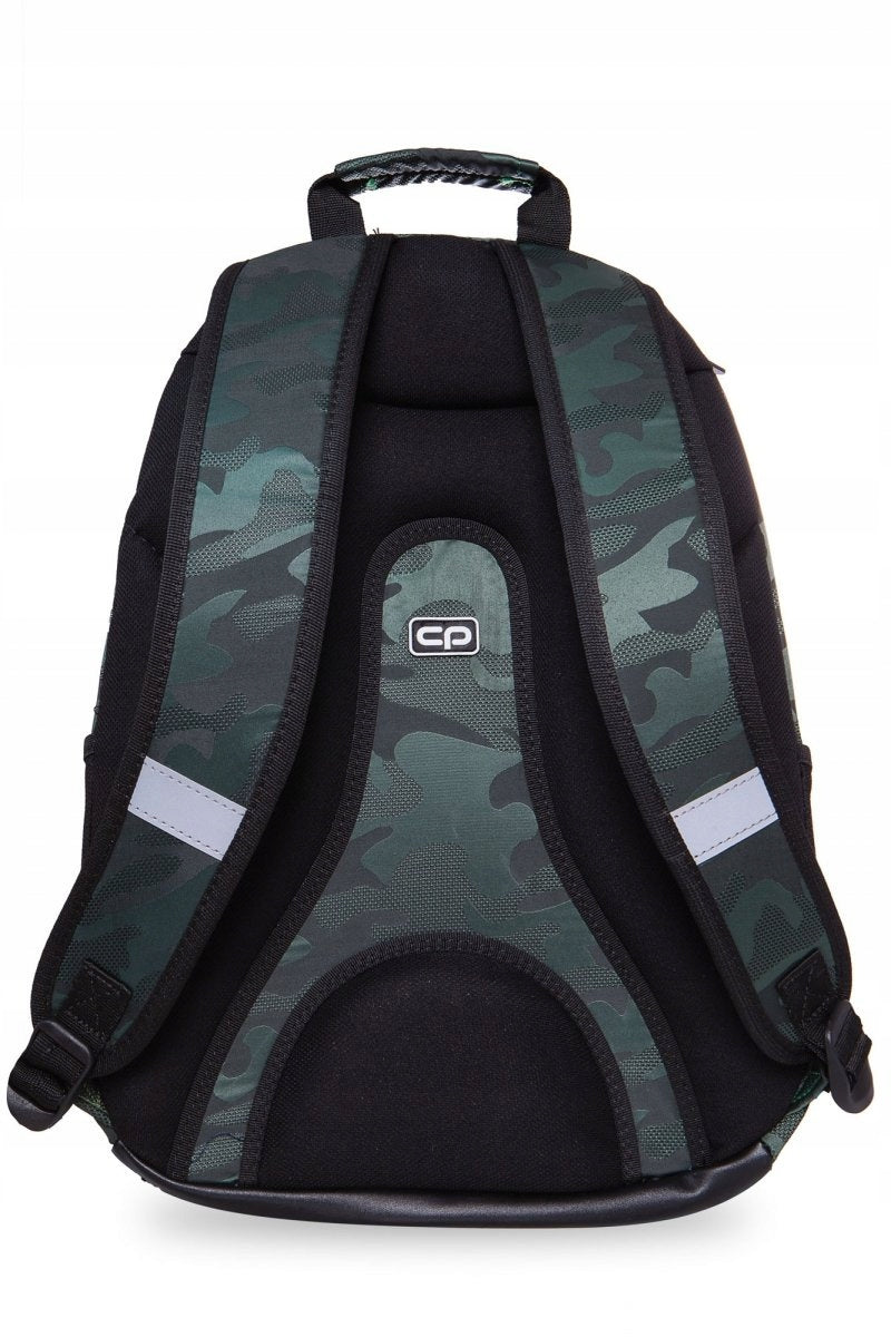 2-CHAMBER SCHOOL BACKPACK 26L ARMY GREEN CAMO COOLPACK Manufacturer code B32074