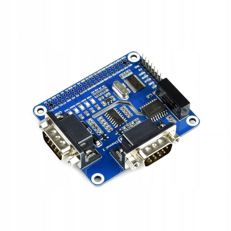 2-Channel RS232 Isolated HAT Extension for Raspberry Pi Manufacturer WaveShare