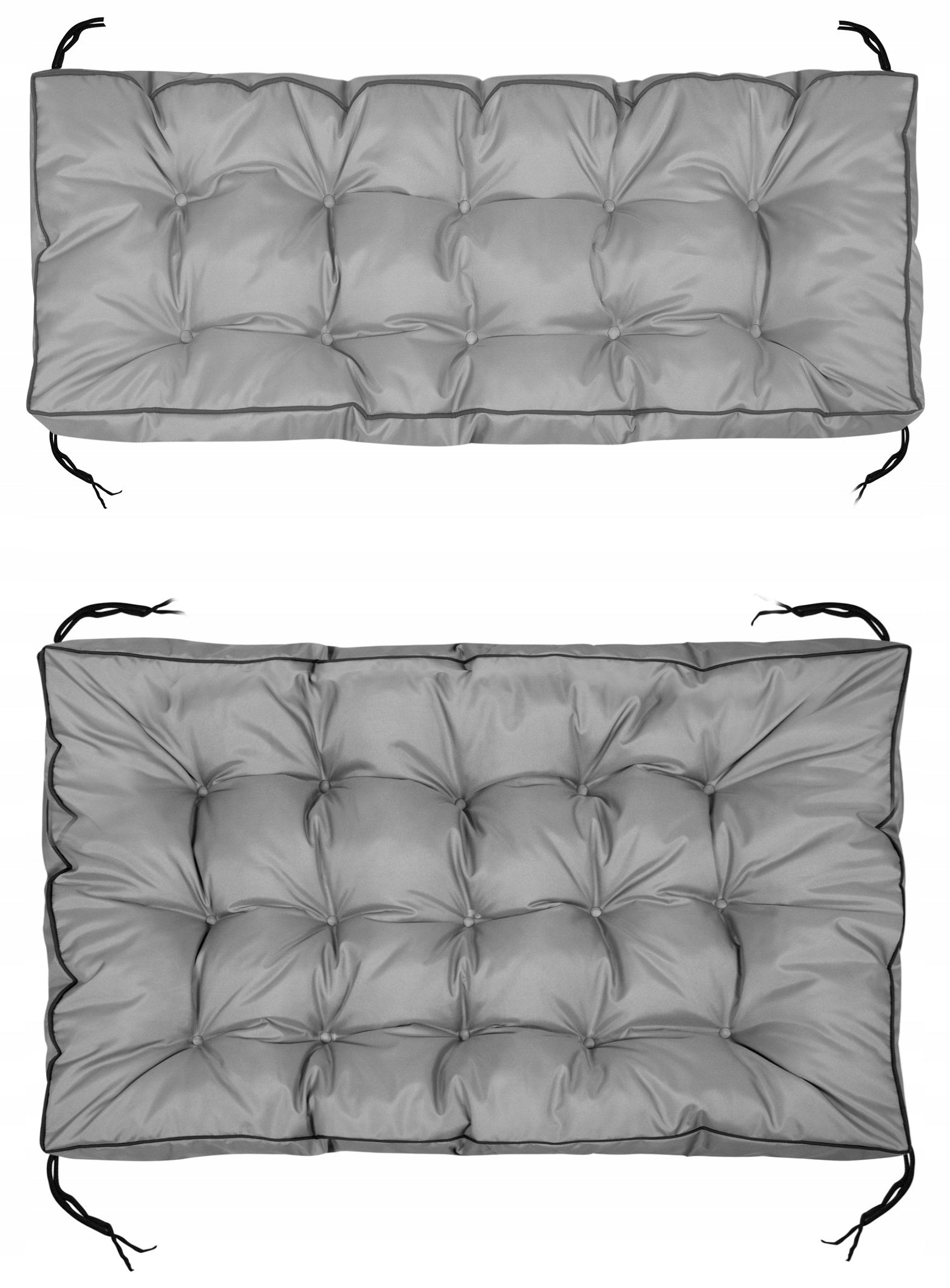 2 Cushions Garden High Side 120x80x40 cm for Bench Pallets Waterproof EAN (GTIN) 5905913037905