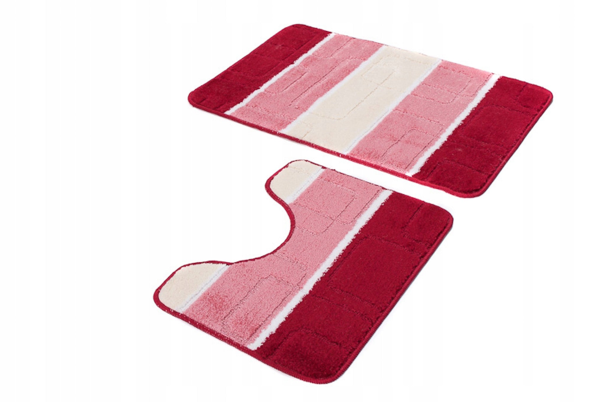 2-ELEMENT BATHROOM MATS ANTI-SLIP THICK 24H