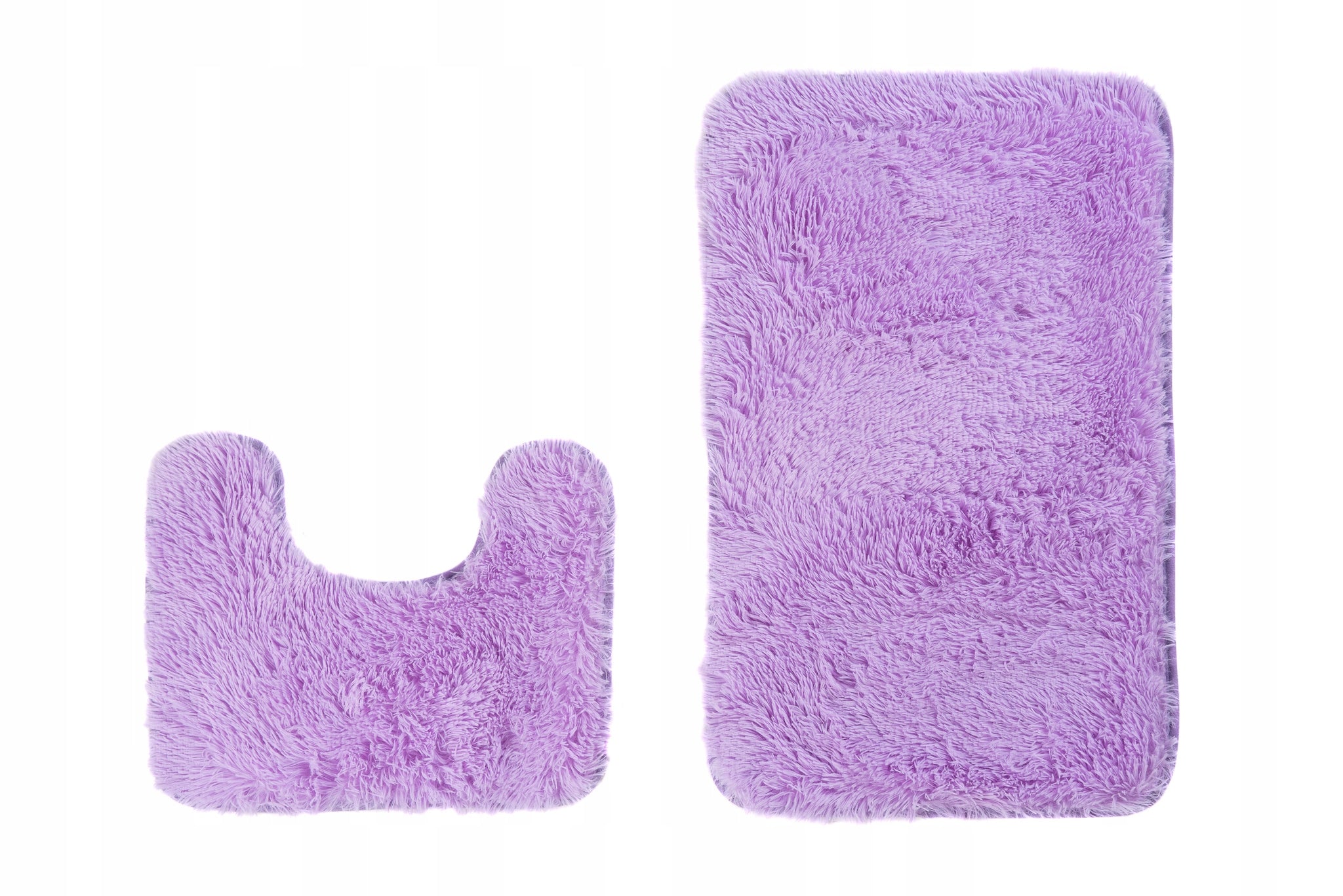 2-ELEMENT BATHROOM MATS FLUFFY SOFT SILK Manufacturer code Silk 2p c mix