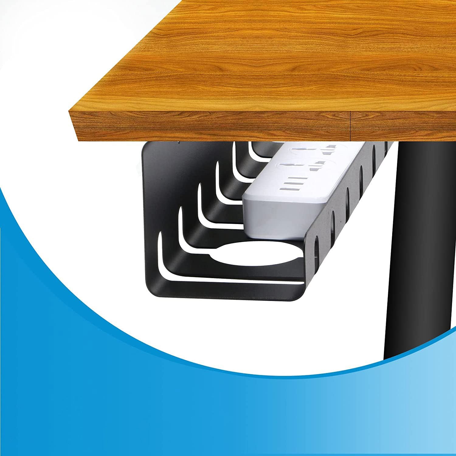 2 GRILLE CABLE ORGANIZER FOR COUNTERTOP DESK TROUGH SHELF SET Manufacturer code IKAS41