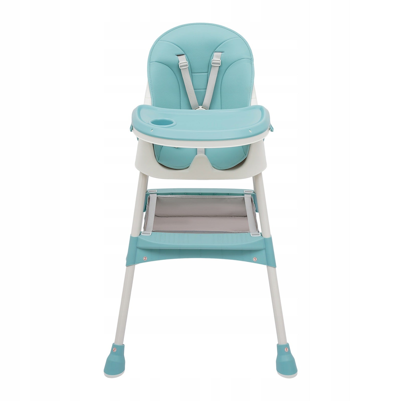 2 IN 1 BABY HIGH CHAIR GREEN ADJUSTABLE TRAY WITH FOOTREST 6M-6Y KID Manufacturer code 456-54867093