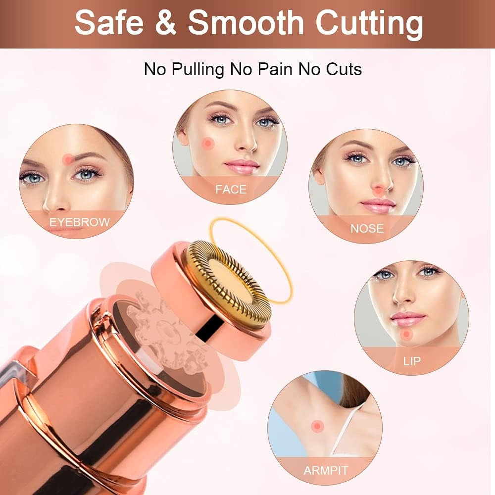 2 IN 1 CORDLESS FACIAL SHAVER PAINLESS Model 2 in 1