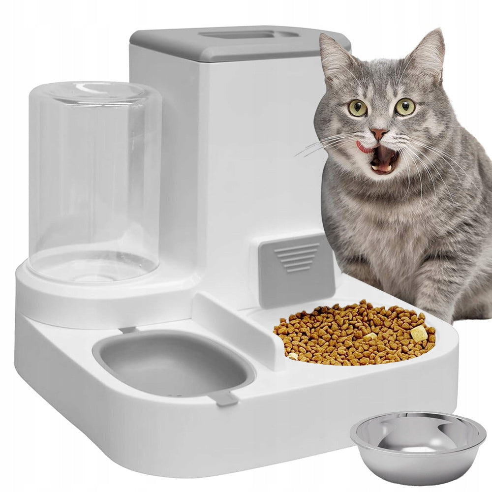 2-IN-1 WATER AND FOOD FEEDER BOWL SIPHON WITHOUT CLOGGING EASY CLEANING