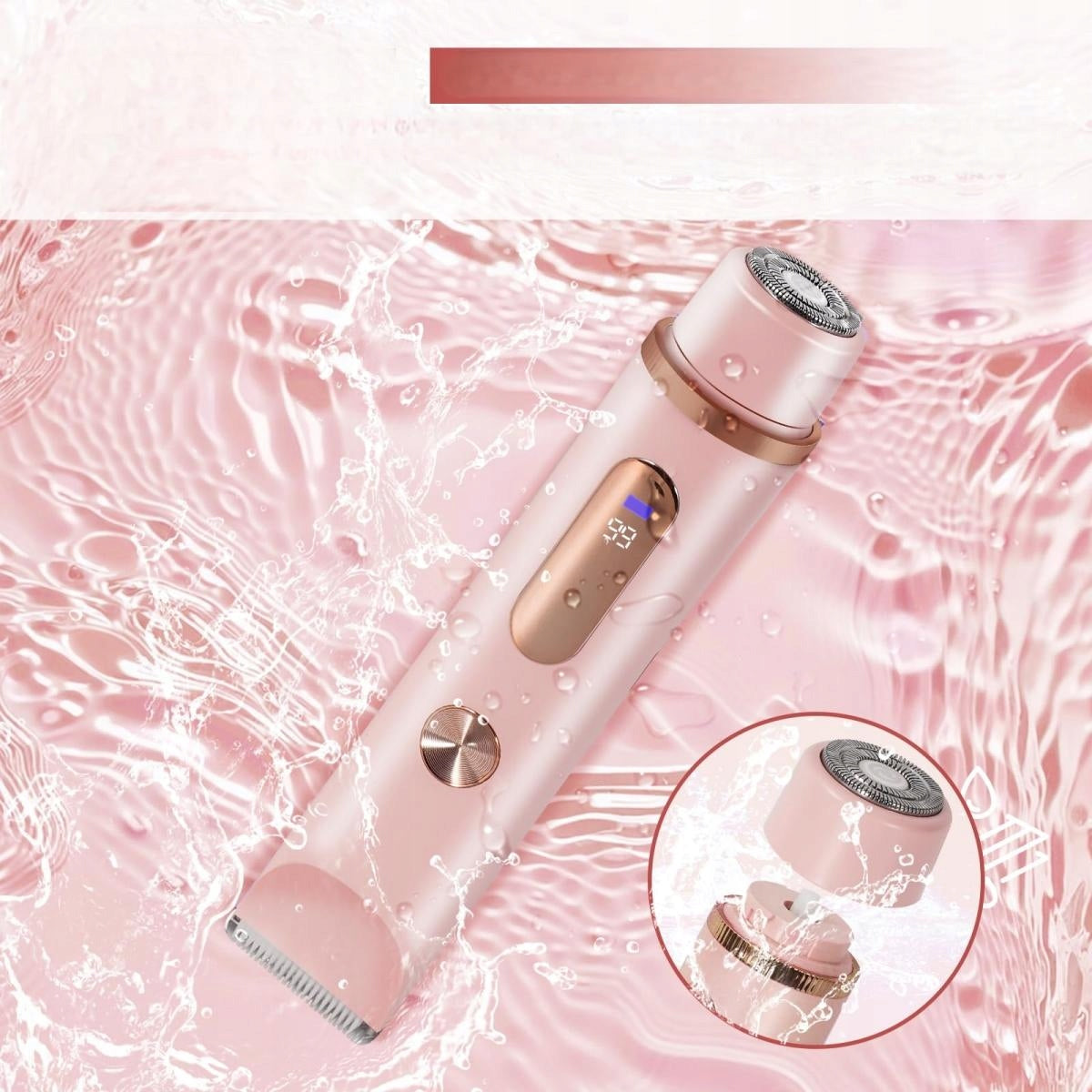 2 In 1 Wireless Electric Women's Shaver for Women, Double Head Brand no brand