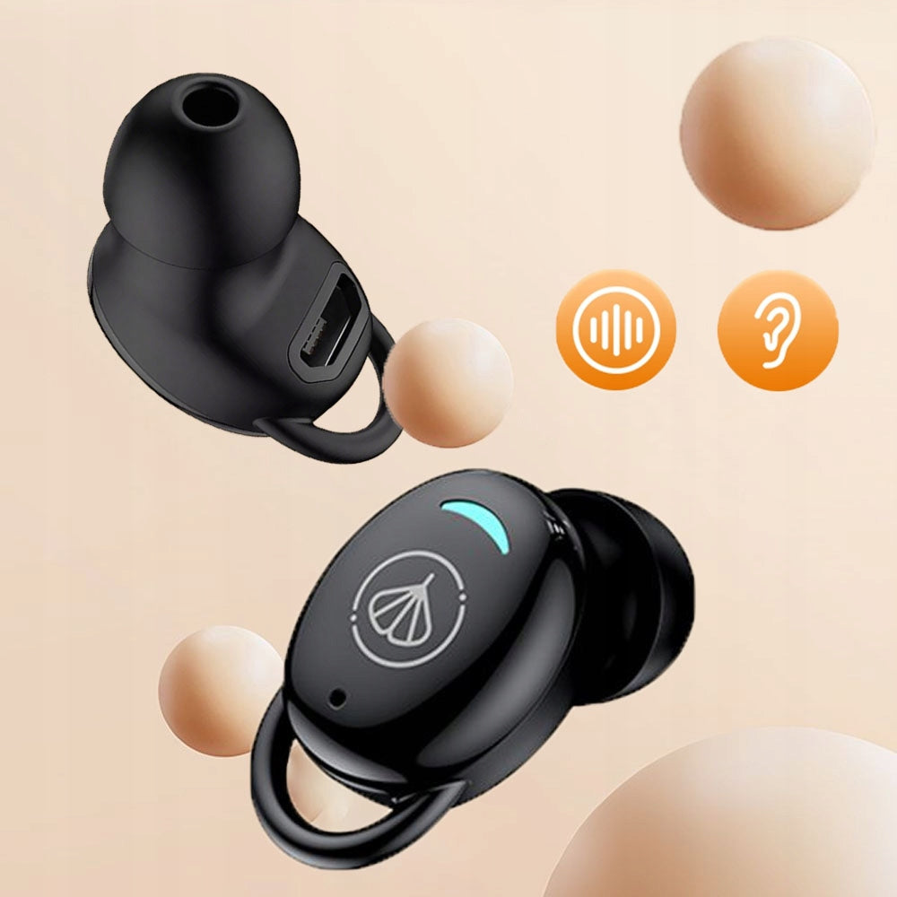 2 In-Ear Bluetooth Hearing Aids Invisible With Volume Control Medical device no