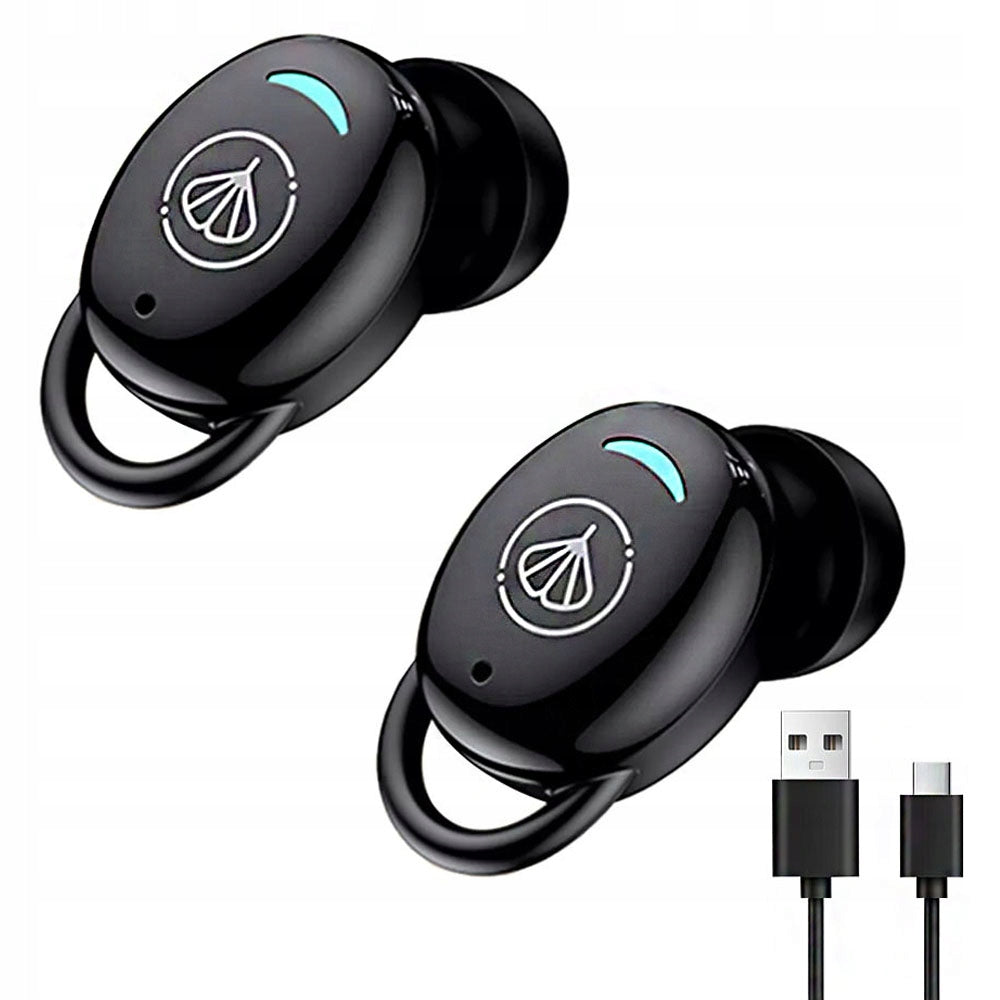 2 In-Ear Bluetooth Hearing Aids Invisible With Volume Control