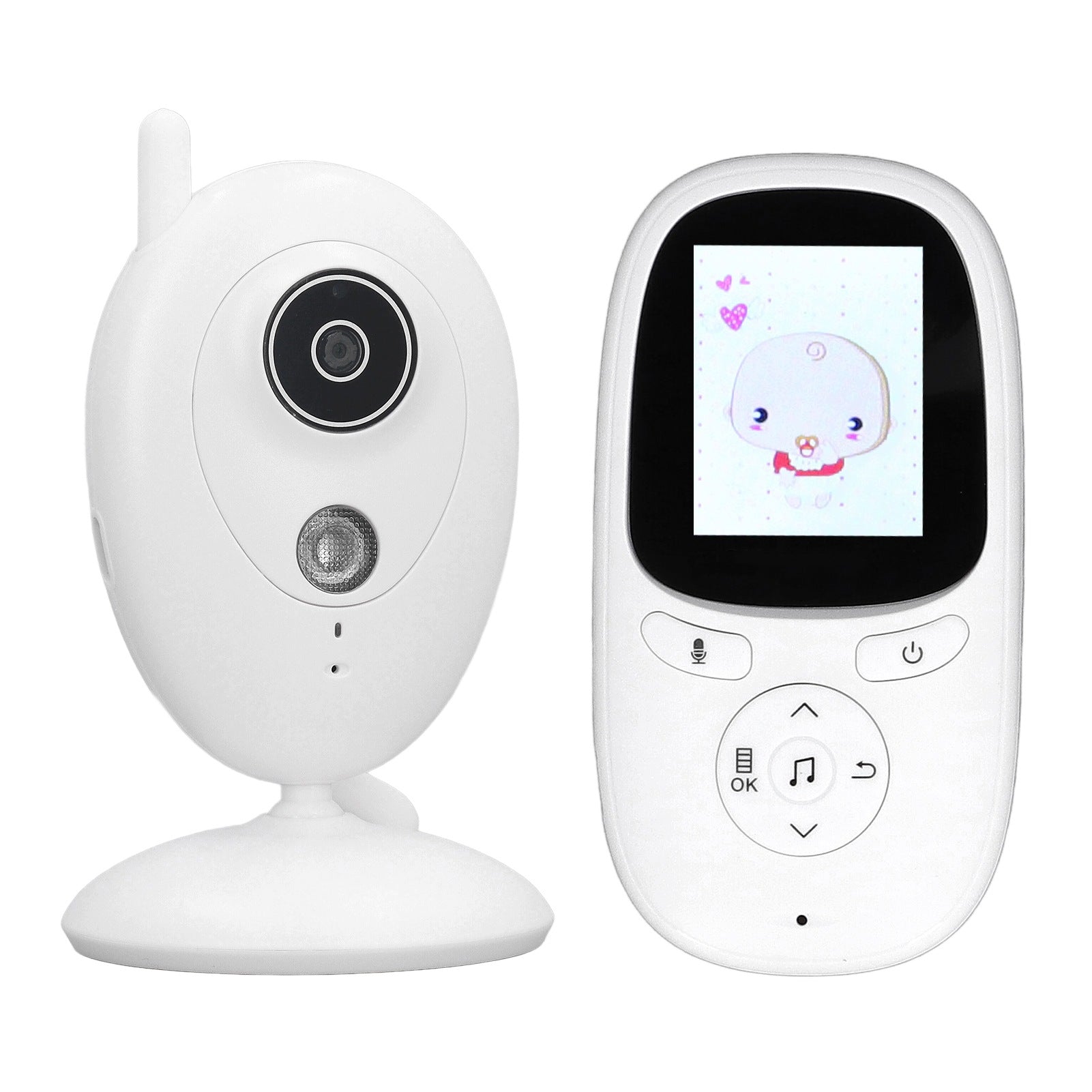 2 Inch HD Video Camera for Baby Monitoring with Clip on Back AZ