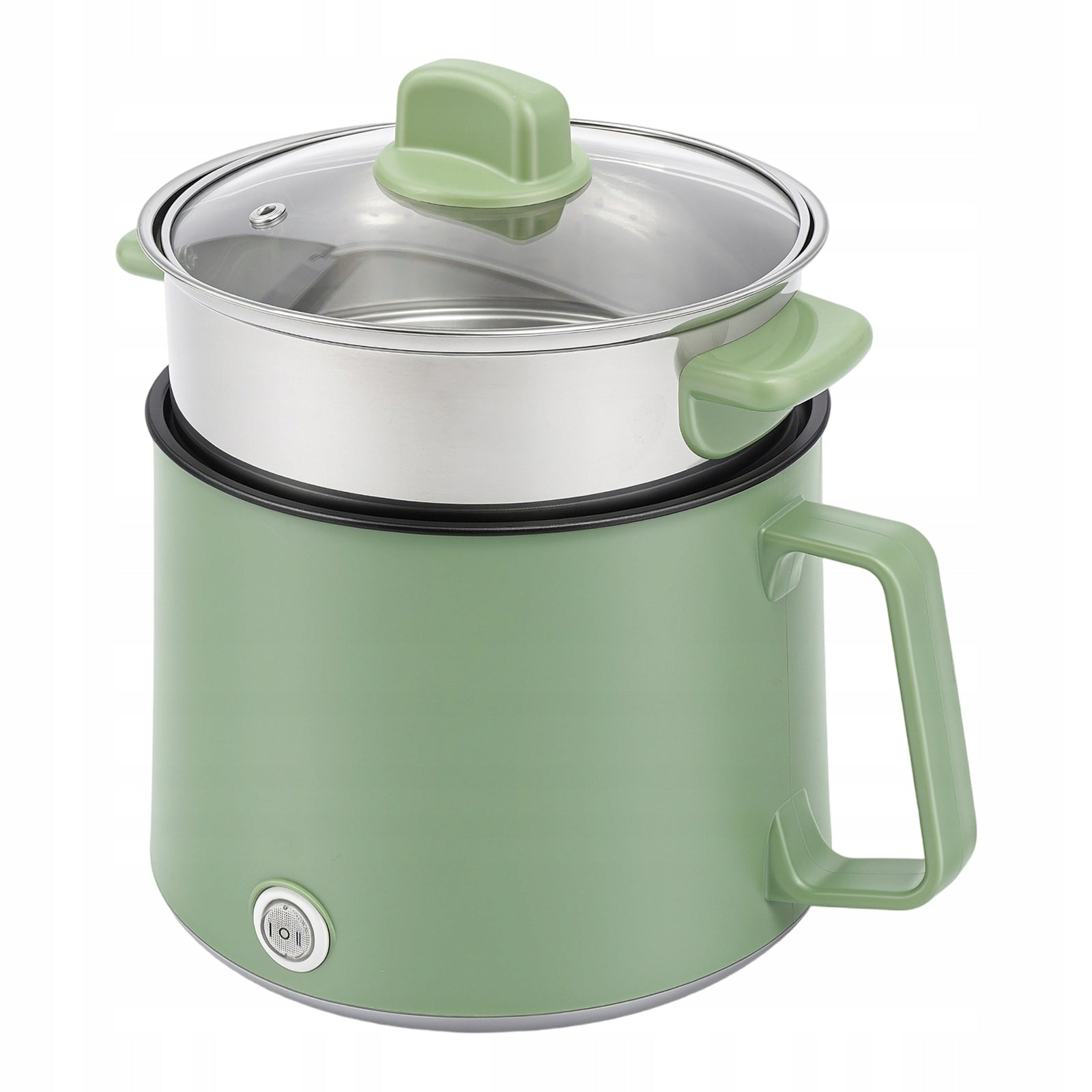 2-Layers Portable Electric Pot, 1.7l Non-stick Electric Pot