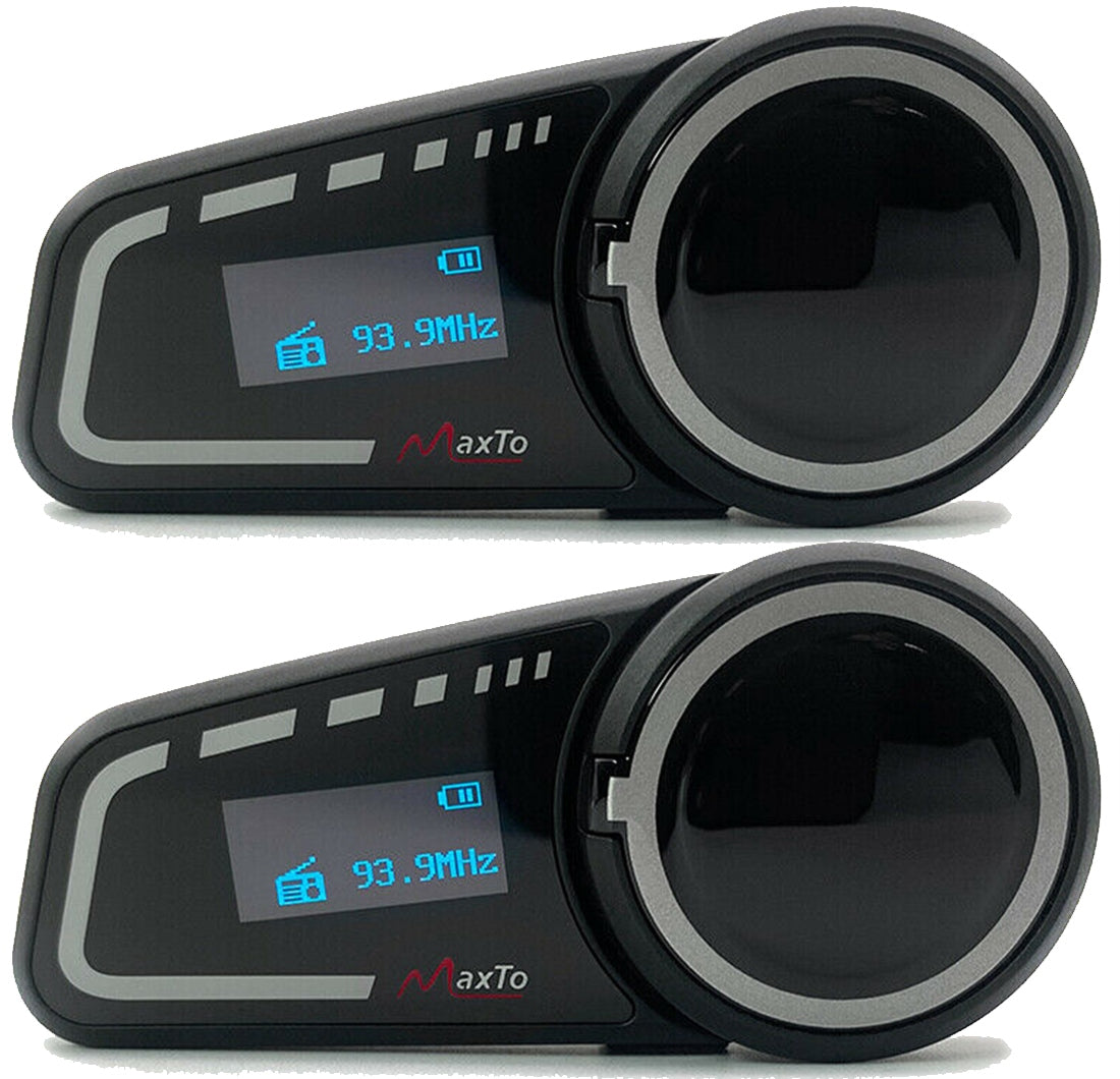 2 MaxTo M2C Motorcycle Intercoms FOR 6 LCD HELMETS