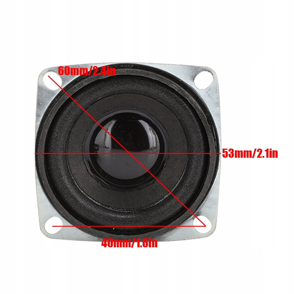 2 PACK BASS WOOFER 3W 2'' 4OHM 60MM BLACK Manufacturer code 2610190015611